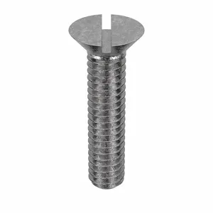 APPROVED VENDOR U51110.021.0100 Machine Screw Flat Stainless Steel 12-24 X 1 L, 100PK | AB9BKK 2AV22