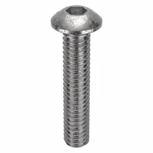 APPROVED VENDOR U51130.007.0037 Socket Cap Screw Button Stainless Steel 1-72 X 3/8, 100PK | AB8NNH 26LE97