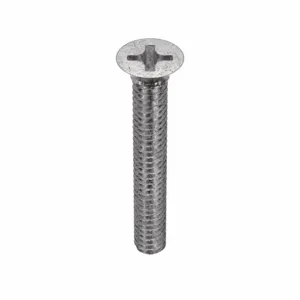 APPROVED VENDOR U51300.008.0062 Machine Screw Flat Stainless Steel 2-56 X 5/8 L, 100PK | AB8WNV 2AA42