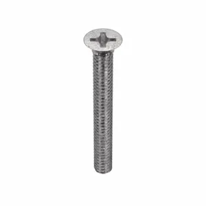 APPROVED VENDOR U51300.008.0075 Machine Screw Flat Stainless Steel 2-56 X 3/4 L, 100PK | AB8WNW 2AA44