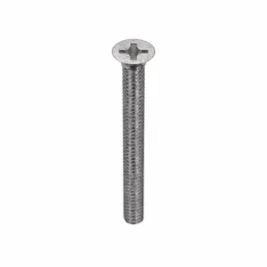 APPROVED VENDOR U51300.008.0087 Machine Screw Flat Stainless Steel 2-56 X 7/8 L, 100PK | AB8WNX 2AA46