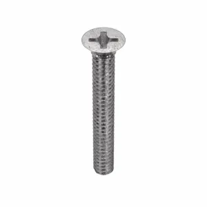 APPROVED VENDOR U51300.011.0087 Machine Screw Flat Stainless Steel 4-40 X 7/8 L, 100PK | AB8WPM 2AA70