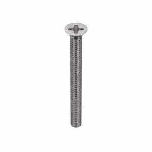 APPROVED VENDOR U51300.011.0125 Machine Screw Flat Stainless Steel 4-40 X 1 1/4L, 100PK | AB8WPP 2AA74