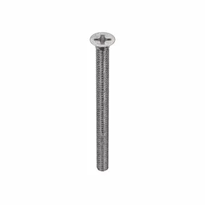 APPROVED VENDOR U51300.011.0150 Machine Screw Flat Stainless Steel 4-40 X 1 1/2L, 100PK | AB8WPQ 2AA76