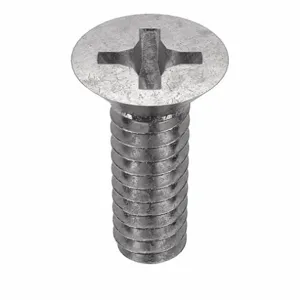 APPROVED VENDOR U51300.013.0043 Machine Screw Flat Stainless Steel 6-32 X 7/16 L, 100PK | AB8WPW 2AA86