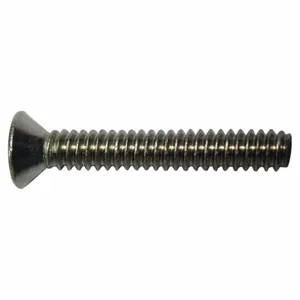 APPROVED VENDOR U51300.013.0050 Machine Screw Flat Stainless Steel 6-32 X 1/2 Length, 100PK | AB8WPX 2AA88