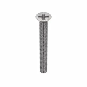 APPROVED VENDOR U51300.013.0125 Machine Screw Flat Stainless Steel 6-32 X 1 1/4L, 100PK | AB8WXU 2AB10