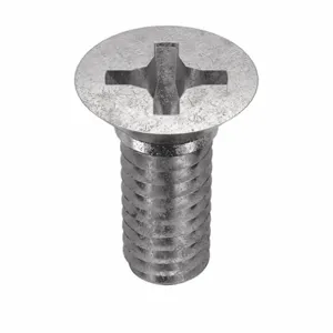 APPROVED VENDOR U51300.016.0043 Machine Screw Flat Stainless Steel 8-32 X 7/16 L, 100PK | AB8WYC 2AB29