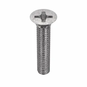 APPROVED VENDOR U51300.016.0087 Machine Screw Flat Stainless Steel 8-32 X 7/8 L, 100PK | AB8WYG 2AB37