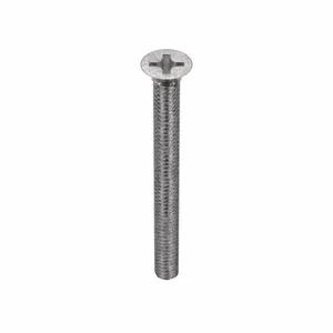 APPROVED VENDOR U51300.016.0175 Machine Screw Flat Stainless Steel 8-32 X 1 3/4L, 100PK | AB8WYL 2AB45