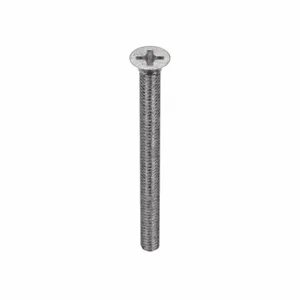 APPROVED VENDOR U51300.016.0200 Machine Screw Flat Stainless Steel 8-32 X 2 L, 100PK | AB8WYM 2AB47