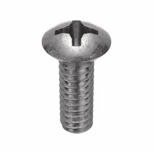 APPROVED VENDOR U51320.013.0037 Machine Screw Oval Stainless Steel 6-32 X 3/8 L, 100PK | AB9CHA 2BB90