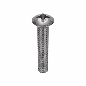 APPROVED VENDOR U51320.013.0075 Machine Screw Oval Stainless Steel 6-32 X 3/4 L, 100PK | AB9CHG 2BB96