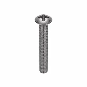 APPROVED VENDOR U51320.013.0100 Machine Screw Oval Stainless Steel 6-32 X 1 L, 100PK | AB9CHJ 2BB98