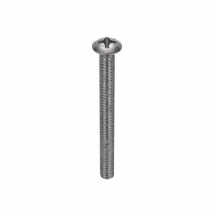 APPROVED VENDOR U51320.013.0150 Machine Screw Oval Stainless Steel 6-32 X 1 1/2L, 100PK | AB9CHQ 2BE10