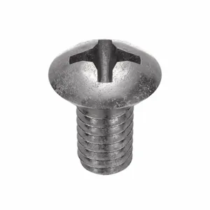 APPROVED VENDOR U51320.016.0025 Machine Screw Oval Stainless Steel 8-32 X 1/4 L, 100PK | AB9CHV 2BE14