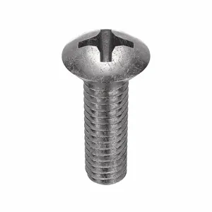 APPROVED VENDOR U51320.016.0050 Machine Screw Oval Stainless Steel 8-32 X 1/2 L, 100PK | AB9CHZ 2BE18