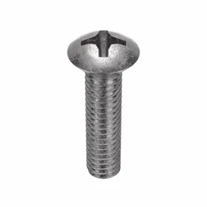 APPROVED VENDOR U51320.016.0062 Machine Screw Oval Stainless Steel 8-32 X 5/8 L, 100PK | AB9CJB 2BE20