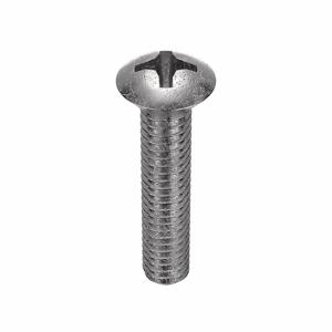 APPROVED VENDOR U51320.016.0075 Machine Screw Oval Stainless Steel 8-32 X 3/4 L, 100PK | AB9CJD 2BE22