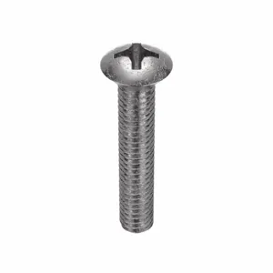 APPROVED VENDOR U51320.016.0087 Machine Screw Oval Stainless Steel 8-32 X 7/8 L, 100PK | AB9CJF 2BE24