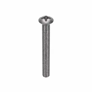 APPROVED VENDOR U51320.016.0150 Machine Screw Oval Stainless Steel 8-32 X 1 1/2L, 100PK | AB9CJM 2BE30