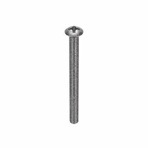 APPROVED VENDOR U51320.016.0200 Machine Screw Oval Stainless Steel 8-32 X 2 L, 100PK | AB9CJR 2BE34