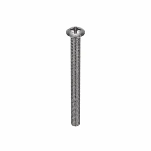 APPROVED VENDOR U51320.016.0200 Machine Screw Oval Stainless Steel 8-32 X 2 L, 100PK | AB9CJR 2BE34