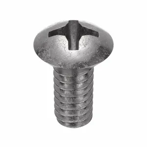 APPROVED VENDOR U51320.019.0037 Machine Screw Oval Stainless Steel 10-24 X 3/8 L, 100PK | AB9CJW 2BE38