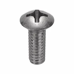 APPROVED VENDOR U51320.019.0050 Machine Screw Oval Stainless Steel 10-24 X 1/2 L, 100PK | AB9CJY 2BE40