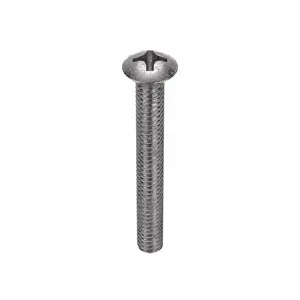 APPROVED VENDOR U51320.025.0200 Machine Screw Oval 1/4-20 X 2 L, 50PK | AB9CMA 2BE91