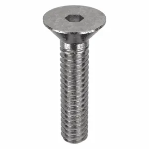 APPROVED VENDOR U51566.006.0025 Socket Cap Screw Flat Stainless Steel 0-80 X 1/4, 100PK | AB8NKN 26LE33