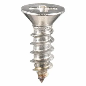 APPROVED VENDOR U51680.011.0037 Metal Screw Flat #4 3/8 Inch Length, 100PK | AB3XMA 1VU96