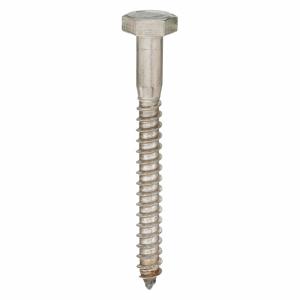 APPROVED VENDOR U51900.025.0250 Hex Lag Screw Stainless Steel 1/4 X 2 1/2 L, 25PK | AC8KFT 3AWY5