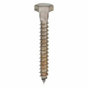 GRAINGER U51900.050.0350 Hex Lag Screw Stainless Steel 1/2 X 3-1/2 Length, 10PK | AG2FRX 31JE14