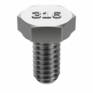 APPROVED VENDOR U55000.025.0050 Hex Cap Screw Stainless Steel 1/4-20 X 1/2, 100PK | AB4DGE 1XB17