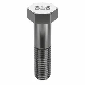 FABORY B55000.100.0400 Hex Head Cap Screw, 1-8 Thread Size, 316 Grade, 15PK | CG7NME 42KT30