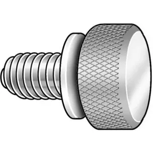 APPROVED VENDOR WFTSSS9 Thumb Screw Knurled 8-32X1 L, 5PK | AB3ALV 1RA71