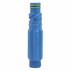 AQUOR WATER SYSTEMS CN-S1-B Straight Hose Connector, 8 Inch Length, 2.75 Inch Width, 2 Inch Height, Blue | CL9UFE