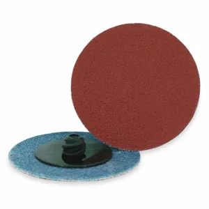 ARC ABRASIVES 11-31656 Quick-Change Sanding Disc, Tr, 2 Inch Dia, Aluminum Oxide, 120 Grit, X Wt Cloth, 25 PK | CN8PYP 1YFR1