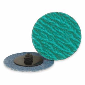 ARC ABRASIVES 11-319136K Quick-Change Sanding Disc, Tr, 2 Inch Dia, Zirconia Alumina, 80 Grit, Y Wt Cloth, 25 PK | CN8PZA 1EDL3