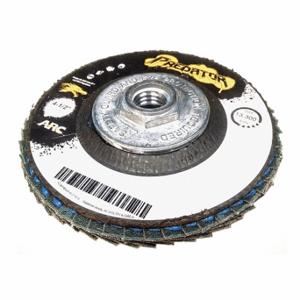 ARC ABRASIVES 71-10813FXL Flap Disc, Type 29, 4 1/2 Inch x 5/8 11, Ceramic, 36 Grit, Fiberglass Bk, Std Density | CN8QDD 45GF84