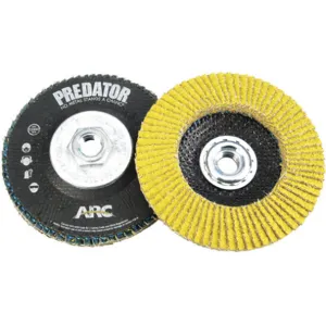 ARC ABRASIVES 71-10814AFK Sanding Disc 4-1/2 Inch 40 G 5/8-11 - Pack Of 10 | AC6UJX 36H251