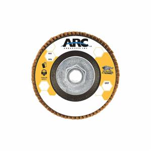 ARC ABRASIVES 71-10853AF Flap Disc, Type 29, 7 Inch x 5/8 11, Ceramic, 36 Grit, Fiberglass Bk, Std Density | CN8QEZ 30MT61