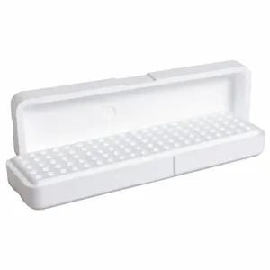 ARGOS TECHNOLOGIES 06755-02 EPS Microtube Rack, Polystyrene, White, 3 Inch Overall Height | CF2HGE 55NV79