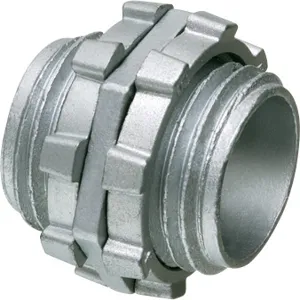 ARLINGTON INDUSTRIES 260 Box-to-Box Connector, With Locknut, 0.855 x 1.12 Inch Size, 25Pk, Zinc | BK3BRT