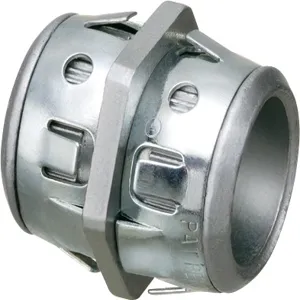 ARLINGTON INDUSTRIES 260ST Box-to-Box Connector, With Locknut, 1.056 x 1.105 Inch Size, 25Pk, Zinc | BK3BRQ