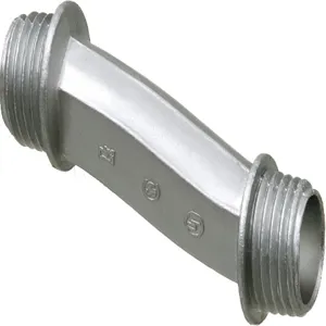 ARLINGTON INDUSTRIES 6A10 Offset Nipple, 5.22 x 4.477 Inch Size, Zinc | BK3CBV