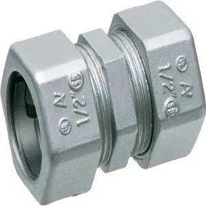 ARLINGTON INDUSTRIES 830 EMT Compression Coupling, 1.45 x 1.093 Inch Size, 50Pk, Zinc | BK3CHQ