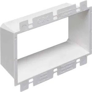 ARLINGTON INDUSTRIES BE3 Box Extender, 4.188 x 5.937 Inch Size, 10Pk, Plastic | BK3CPK