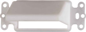 ARLINGTON INDUSTRIES CEDH1BL Cable Entrance Plate, 1.45 x 4.11 Inch Size, Plastic | BK3CQZ